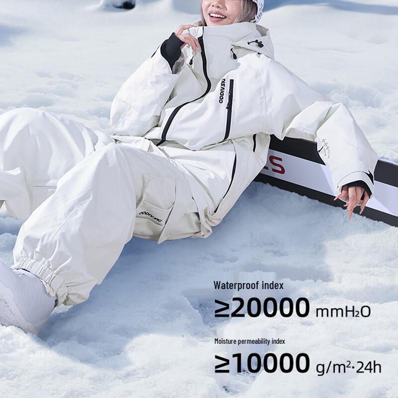 ODDIVSKI Men's 3L Waterproof Shell Ski Jacket