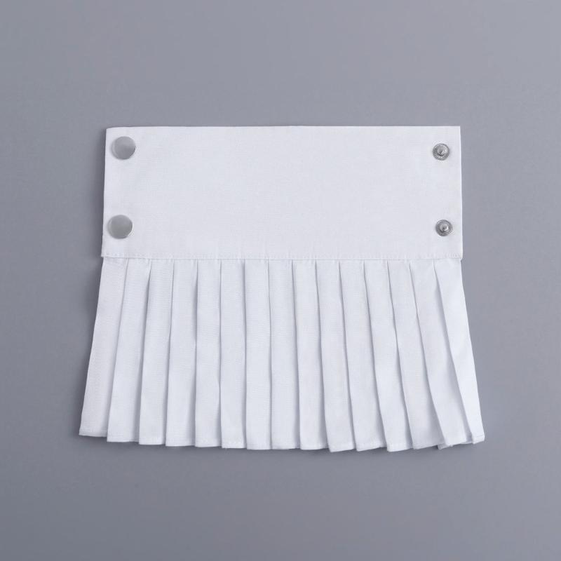 Elegant Flared Pleated Decorative Sleeves Cotton Arm Covers Wrist Cuffs Sleeves For Office Women Daily Wear All Matching