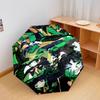 Green Jester Collage Automatic Umbrella - Suitable Travel Outdoor Portable Umbrella Birthday Gift Daily Essentials