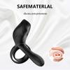 Penis Ring Vibrator for menn Forsinket utløsning med dobbel Cock Ring Vagina Klitoral Stimulator Vibrator for par Voksen sexleketøy