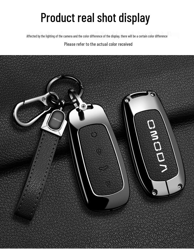 Chery Omoda 5 Key Case: Metal Shell & Anti-Lost Buckle