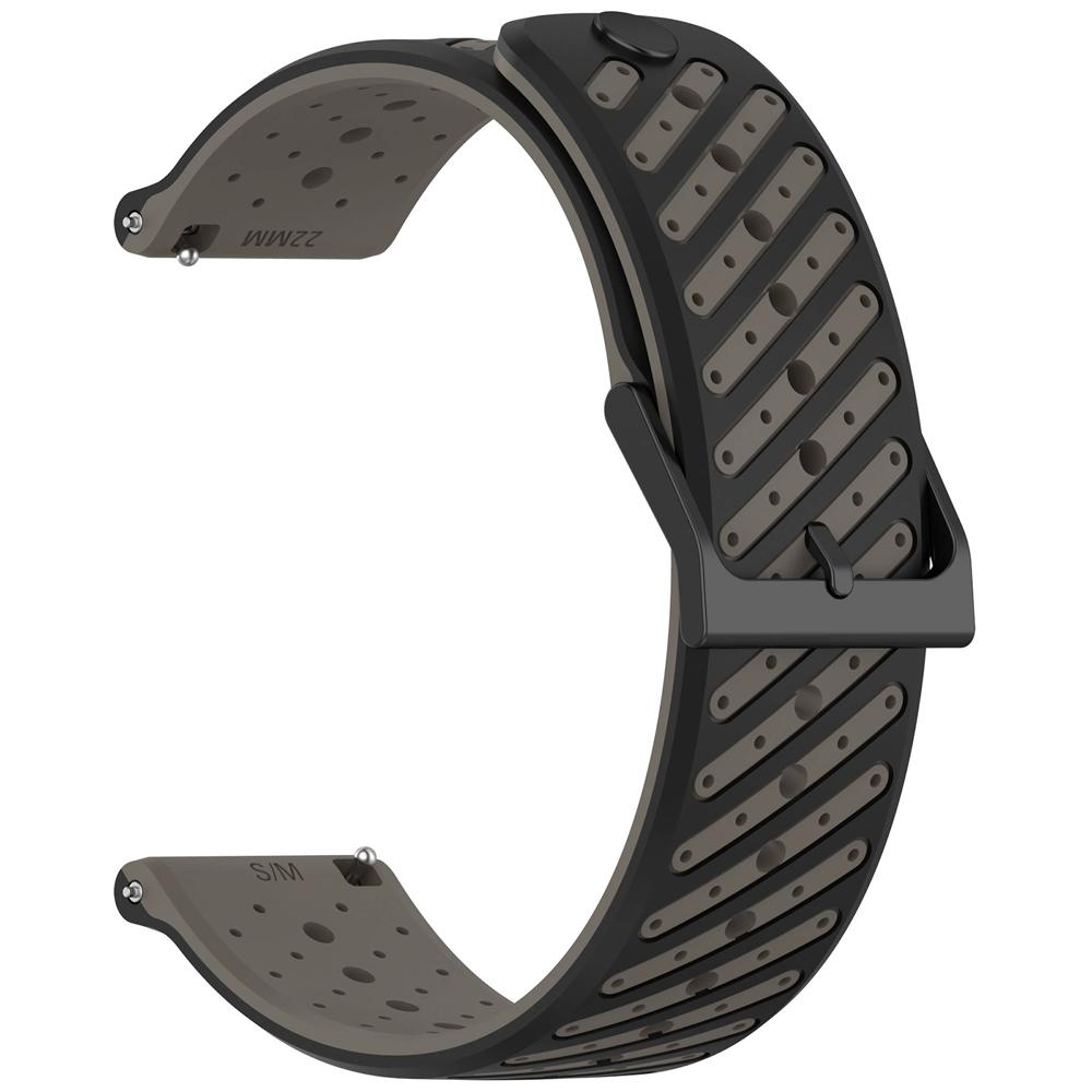 

Силіконовий браслет для Suunto Race2 Race 2 Run Sunnto9 Peak Pro Смарт-годинника Замінний ремінець Силіконовий м який ремінець 22ММ 22mm сірий