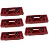 5 Mounting Feet for Packout Accessories ABS Plastic Secure Fixings for Reliable Attachment Using Screws or Glue