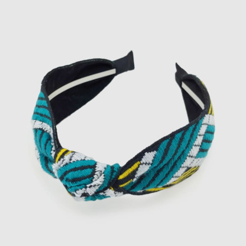 LALA Gitterknoten Haarband - Grün