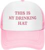 Funny Trucker Hats for Women Hot Pink Funny Gag Baseball Cap for Girls Women Men Hat