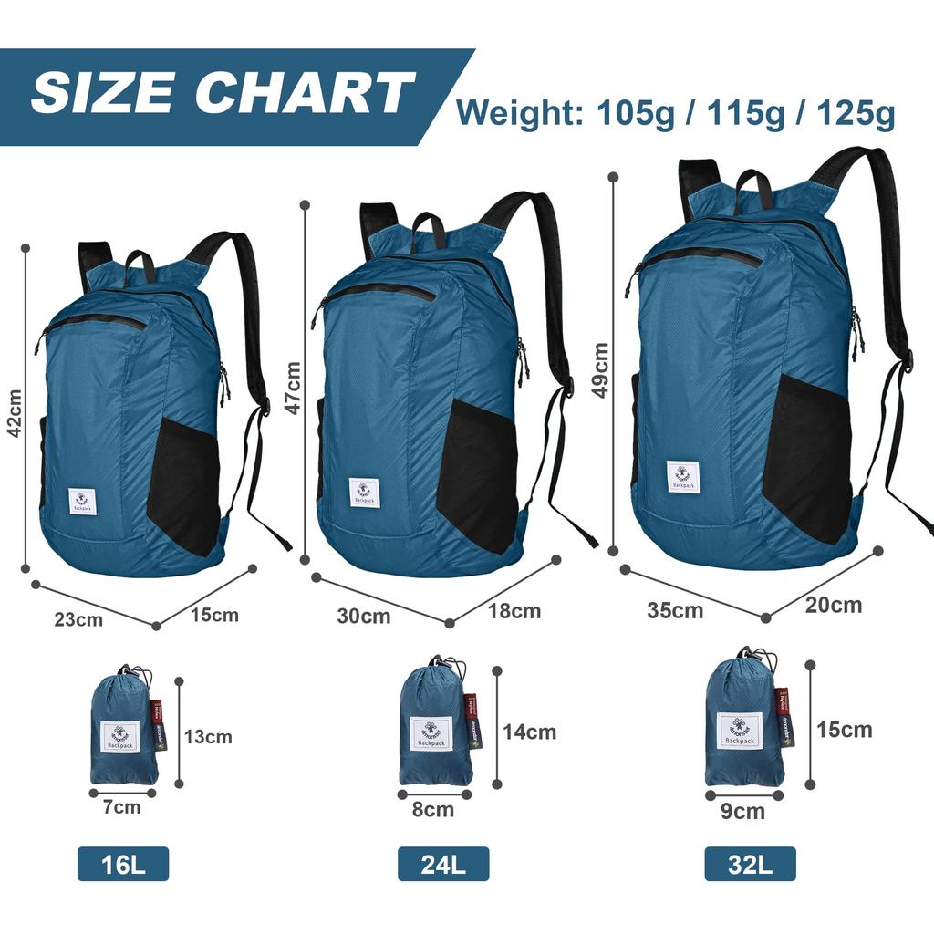 Outdoor Foldable Portable Large Storage Ultralight Backpack for [4Monster] Backpack, Rucksack, Backpack, Lightweight, Capacity, Waterproof, Knapsack,
