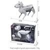Multifunctional Remote Control Robot Toys,  Mechanical Spray Dog Model Move Forward Backward One-click Spray Mini Electric Robotic Dog Gifts for Kids