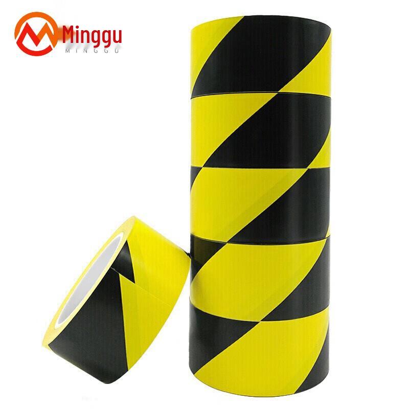 Minggu Yellow & Black Hazard Warning Tape