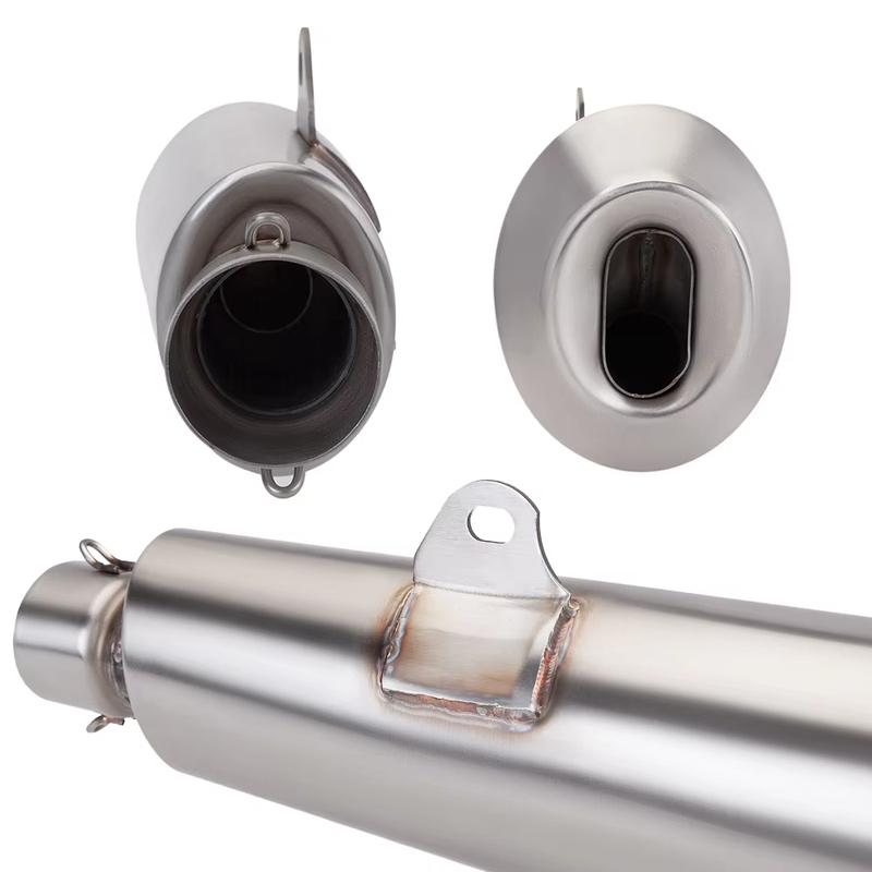 Slip On Motorcycle Exhaust Pipe Exhaust Muffler Stainless Steel High Quality for ZX4R Cb1000r Xmax Aerox SV650 Universal 51MM