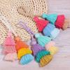 1pc Bohemian Tassel Keychains Colorful 3 Layers Tassel Pendant For DIY Handmade Fashion Jewelry Gifts Bag Decoration Accessories
