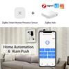 ZigBee Wifi MmWave Menschliche Anwesenheit Bewegungssensor Mit Helligkeits-/Entfernungsdetektion 5/110/220V Tuya Smart Life Hausautomation