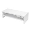 Desktop Display Riser with Drawer AC Outlets and USB Port Hub Mobile Phone Charging Laptop Screen Support Stand