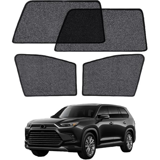 Car Window Shade for Subaru Forester -2024,2 Pack UV & Glare Protection, Breathable Privacy Screen, ect & Bug Blocker Magnetic Mesh Side Rear Sun