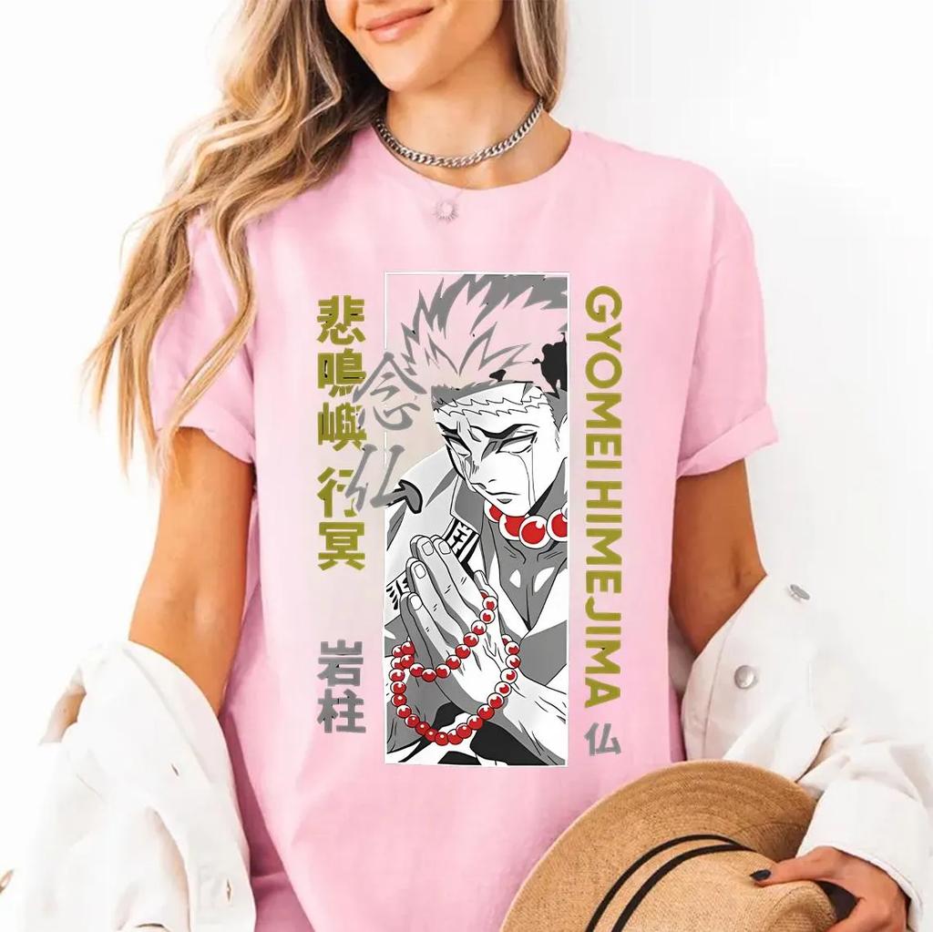 Hashira Himejima Anime Tshirt Unisex Demon Anime Unisexga Shirt Anime Shirt Anime Lovers Shirt Graphic Anime Tee
