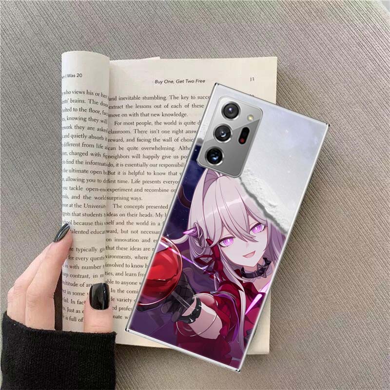 

Honkai Impact 3rd Phone Case For Samsung Galaxy S25 Edge S24 S23 FE S22 S26 Ultra S21 S20 S10 Plus Capa Soft Samsung S22