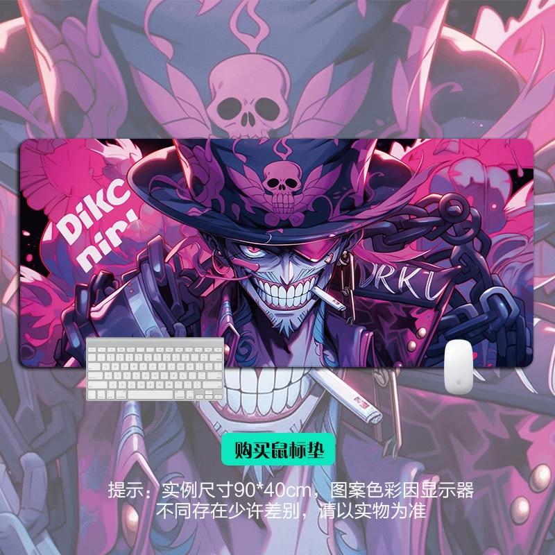 Shounen Anime ONE PIECE Leather Mouse Pad Oversized Anime E-sports Game Table Mat Notebook Keyboard Non-slip Waterproof Mouse Pad Office Desktop Pad