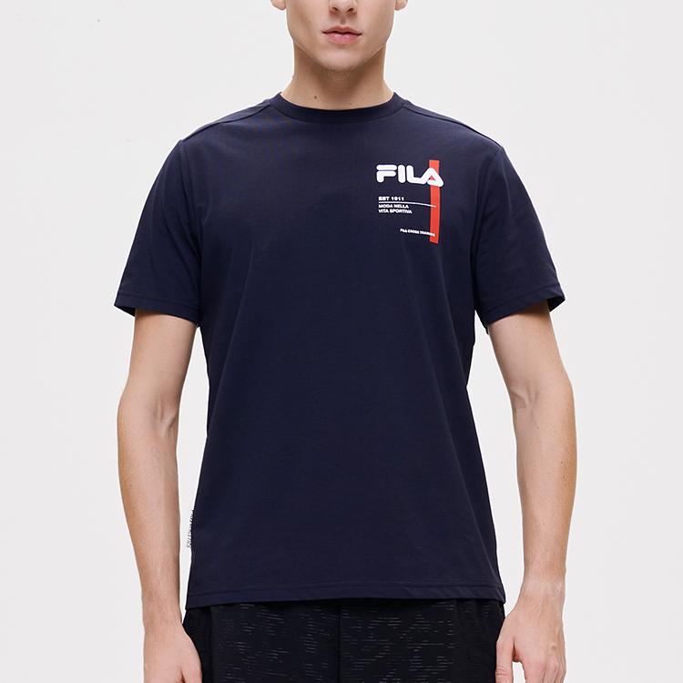 New FILA T Shirts Men's Royal Blue A11M131115F-NV