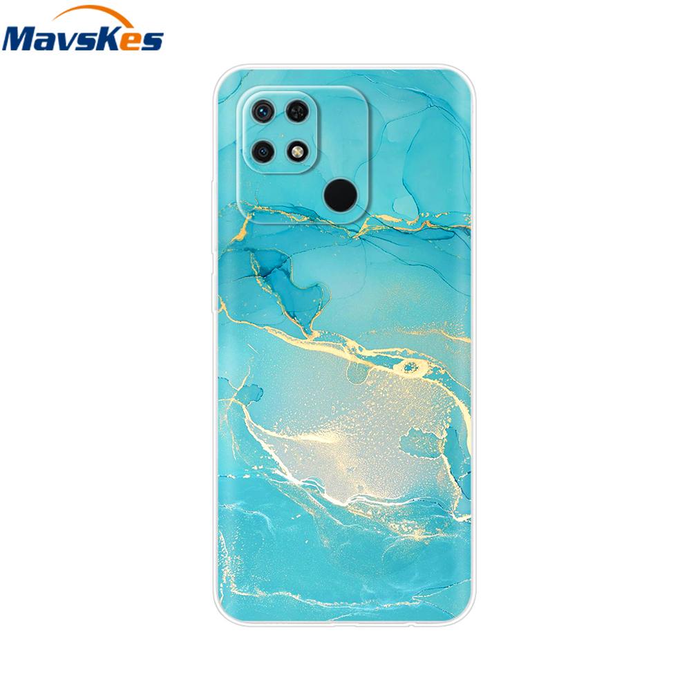 For Redmi 10C Case Clear Heart Flower Soft Silicon Phone Cover For Xiaomi Redmi 10C Coque redmi10C 10 C Fundas Bumper Shockproof