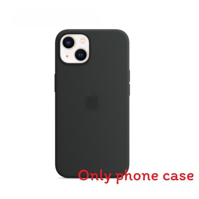

Iphone15 Однотонный Магнитный Силиконовый Защитный Чехол для Телефона для Ежедневного Использования чёрный