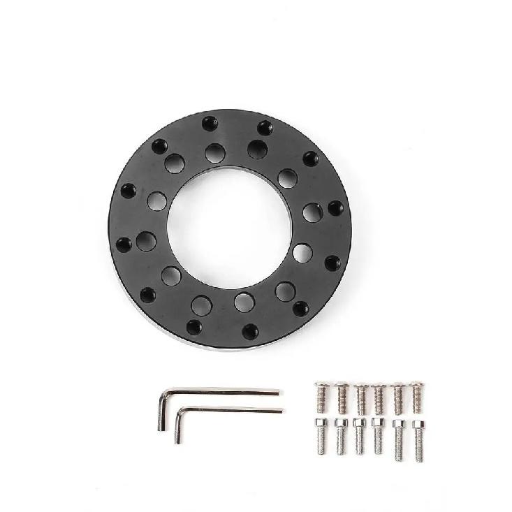 70MM For Logitech G27 G25 PCD 24 Hole Adapter Racing Car Game Modificatio Steering Wheel Adapter Plate QR036