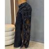 Jeans Pantaloni Hip Hop Svuotati Sexy Donna Vita Alta Eleganti Night Club Gamba Larga Denim Pantaloni Dritti