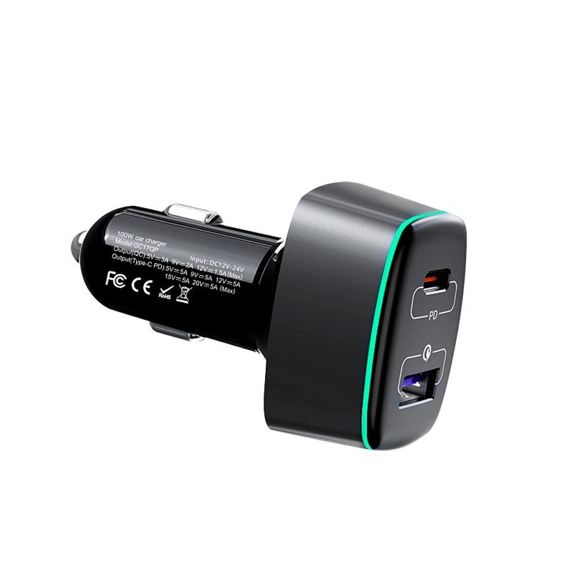 100W High Power Charger Fast Charging Car Charger C Ouble Oors Rone Accessories for  3/for   2