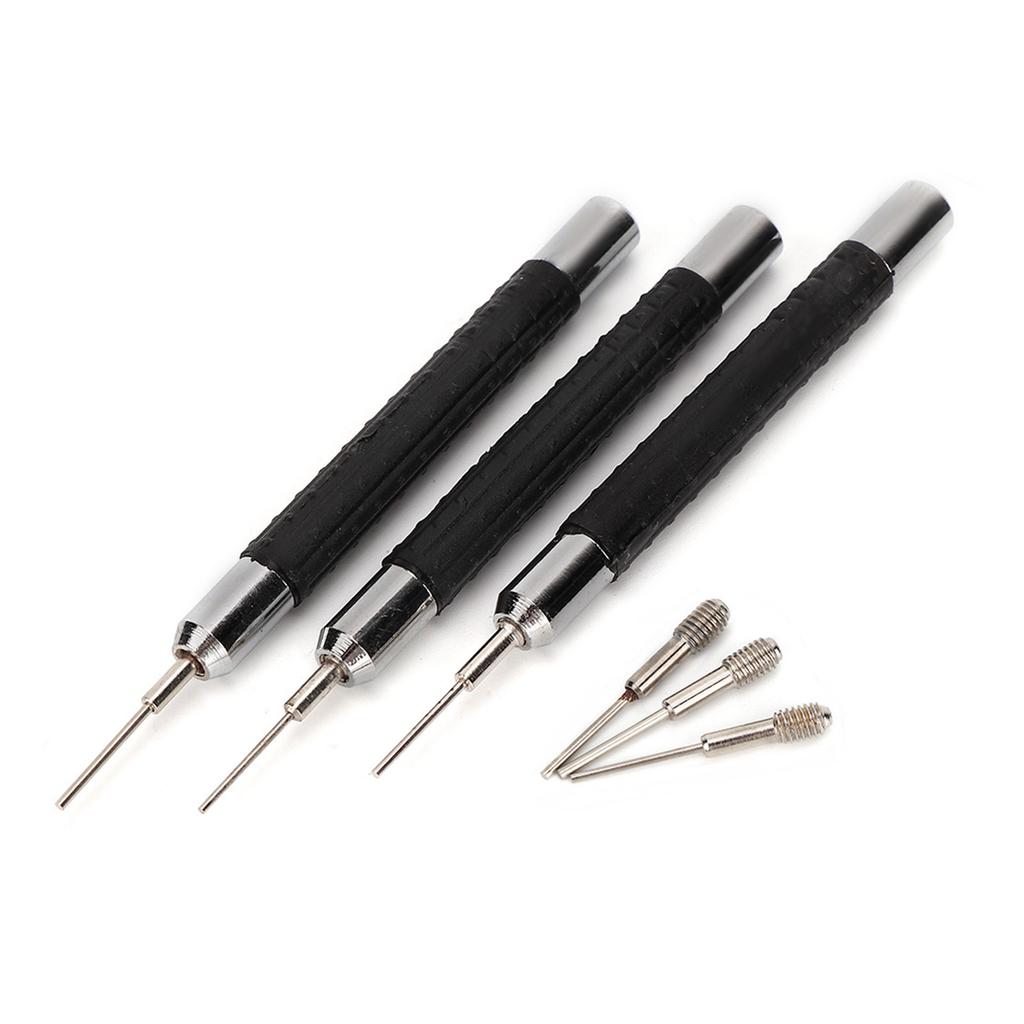3pcs Alloy Watch Band Link Remover Pin Punch Watch Repairing Tool