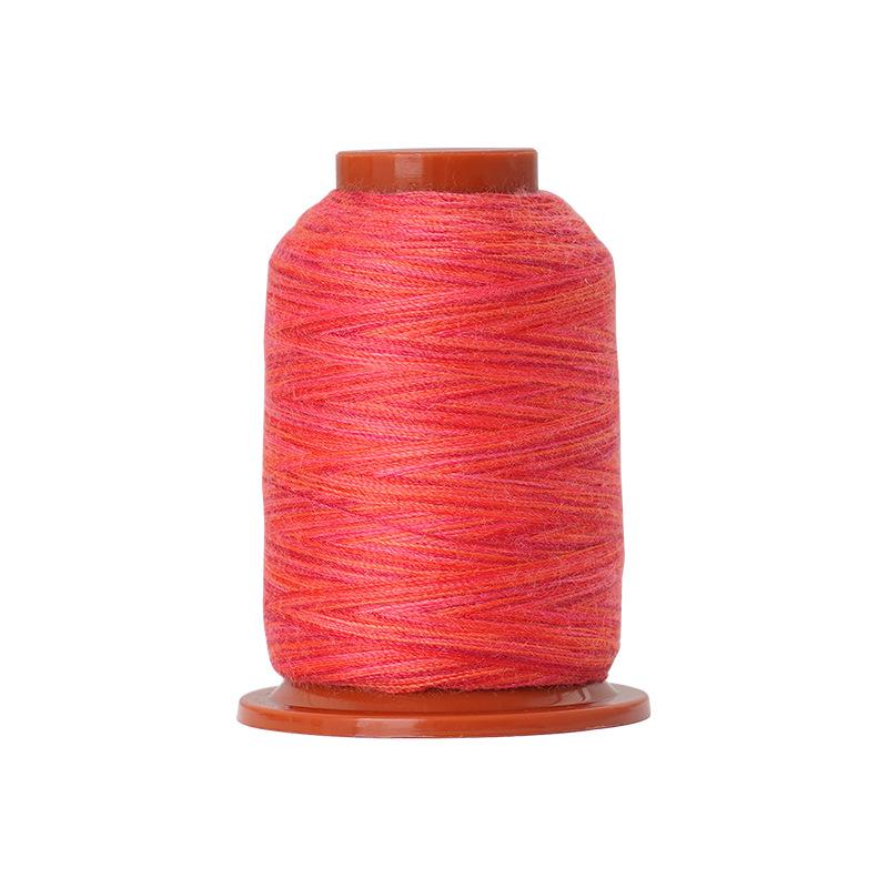 DIY Home Sewing Machine Thread Colorful Polyester Thread, Rainbow Small Roll Colorful Thread Hand Sewing Thread 402 Sewing Thread