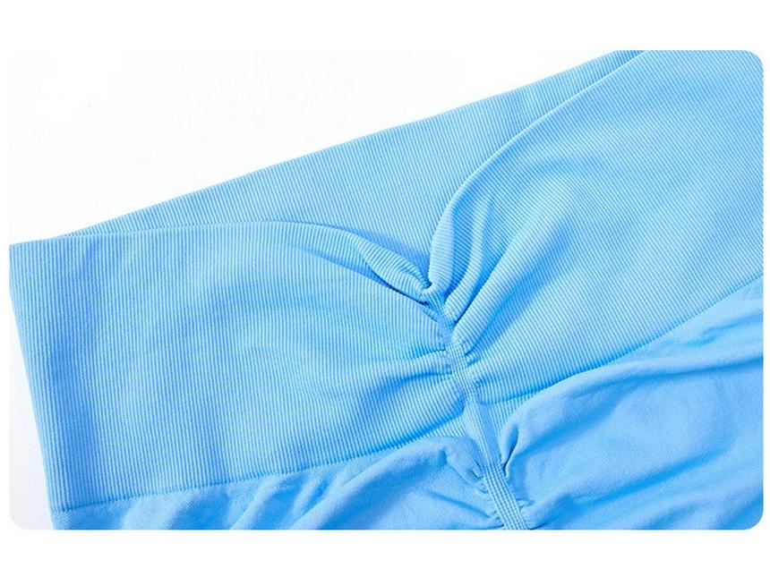 Women's High-Waist Seamless Yoga Pants - Deep V, Hip-Lifting, No Visible Lines, Style 1321