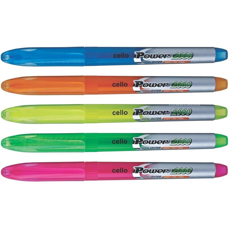 

Cello Power Line Highlighter - Pack of 10 (Multicolor) 101