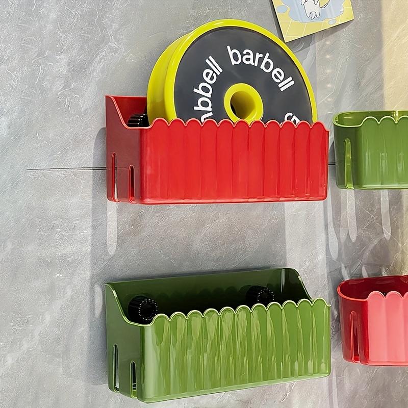 Porta Lavello Multifunzione Rimovibile con Ventosa Scaffale Organizer da Parete Organizer da Bancone per Bagno Scaffale Drenante