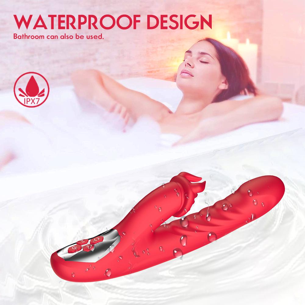 Aizhi Mei Lambo Vibrator: 10-Frequency Automatic Vibration & 3-Frequency Telescopic Female Pleaser