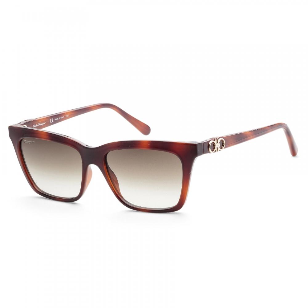 

Salvatore Ferragamo Ferragamo Женские солнцезащитные очки Havana 55 мм