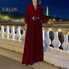 Women's Sequins Jumpsuits Long Sleeve V-Neck Shirt Sparkly Belted Wide Leg Romper Evening Party Overall Pants