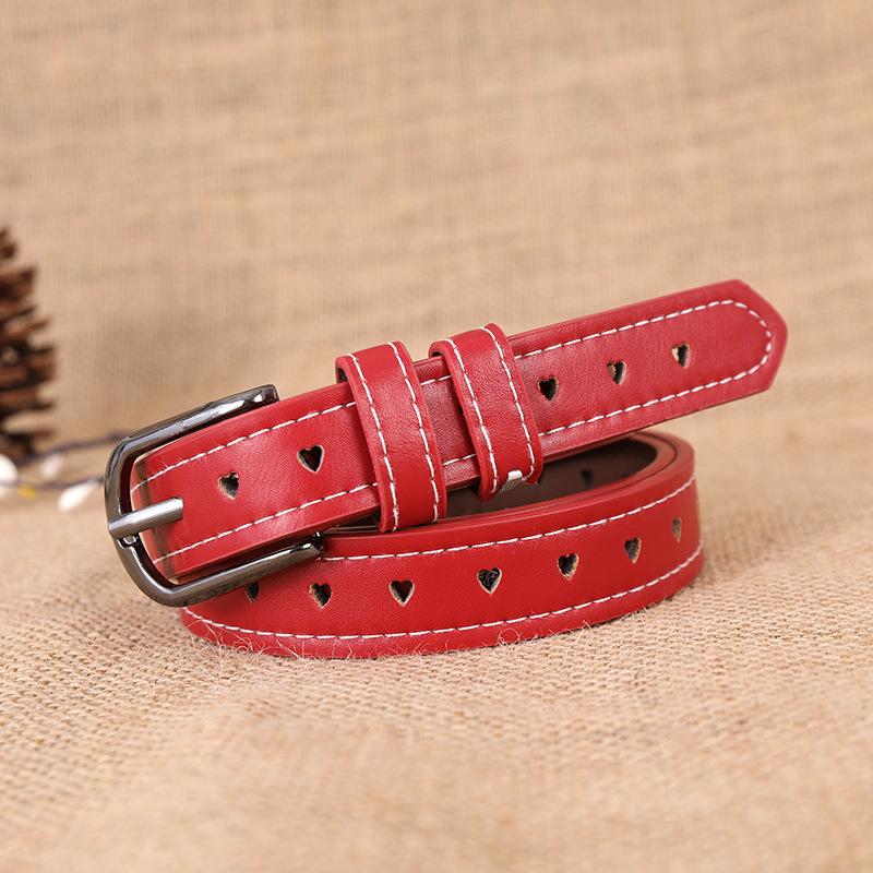 Belt Women Do Not Need To Punch Holes, The Whole Body Is Hollowed Out, Multi-Colored Simple Jeans Belt