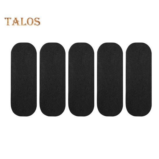 

5 шт. Фільтри для стельових вентиляторів Високоефективні вугільні повітряні фільтри Домашні самоклеючі аксесуари для лопатей вентилятора Легка установка Безшумна фільтрація Фільтр без запаху чорний