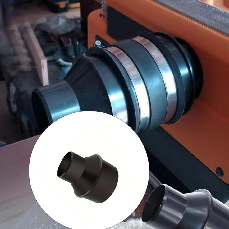 Tapered Dust Hose Connectors 4In to 2 -1/2inch Dust Collection Hose Cone Reducer for Effective Workshop Debris Control