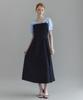 MICANE Open Collar Dress