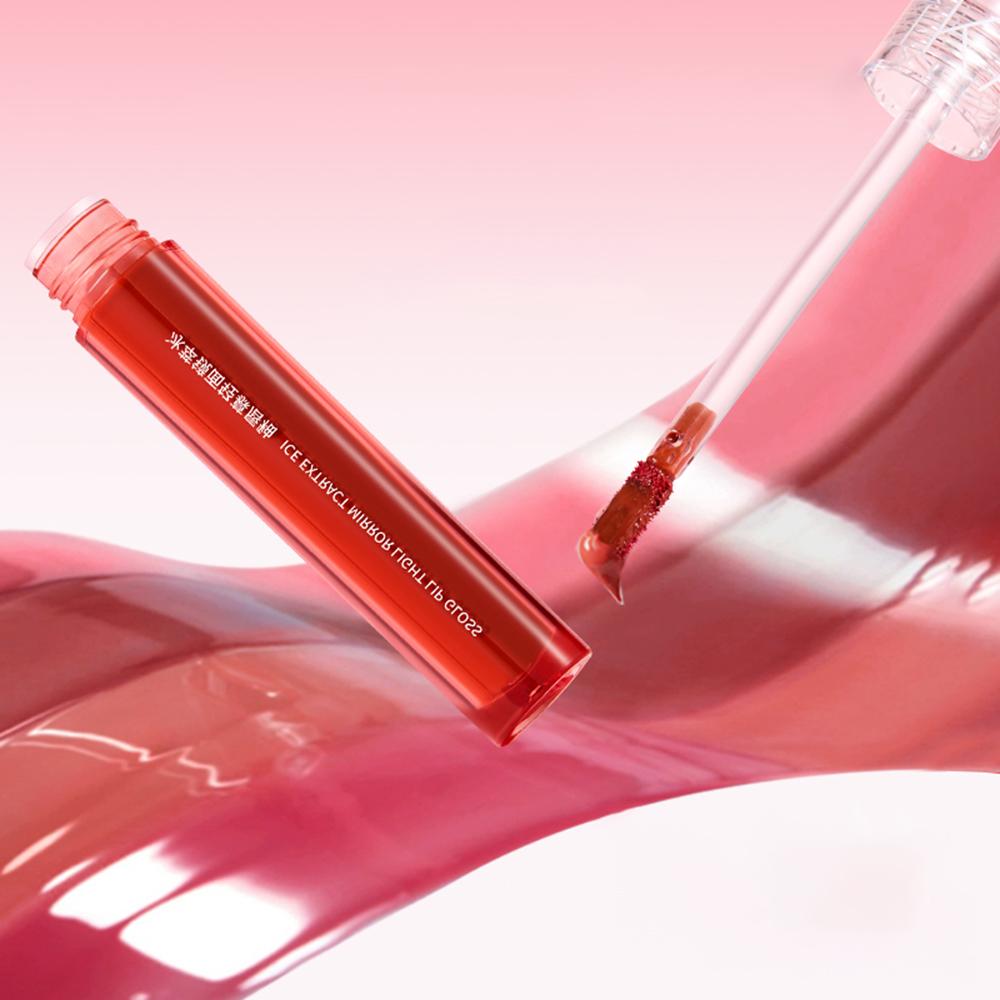 Mirror Lip Glaze Moisturizing Low Saturation Water Gloss Non-stick Lipstick