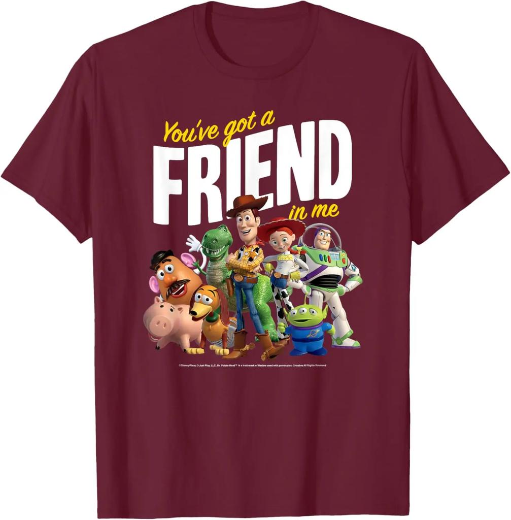 Moda Casual Calda Toy Story - Hai un Amico in Me Maglietta S-4XL Quattro Stagioni