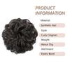 Messy Chignon Bun Hair Piece Wavy Synthetic Scrunchies for Instant Volume Elastic Bun Hair Extensions Thick Hairpieces for Women