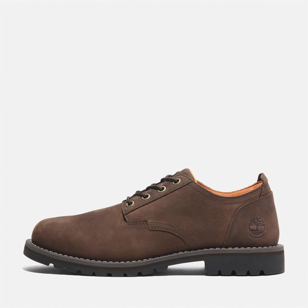 Timberland Redwood Falls Waterproof Dark Brown Size Size Men's Lace-Up Shoes, Nubuck, 8.0 (TB0A699PW071), 26.0cm