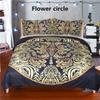 Dropship Schönes Familien Weiches Bettbezug-Set Schwarzes Bettwäsche-Set Traumfänger Galaxie Boho Bettwäsche Heim Bettwäsche Sets 3tlg Gefiedert Mon