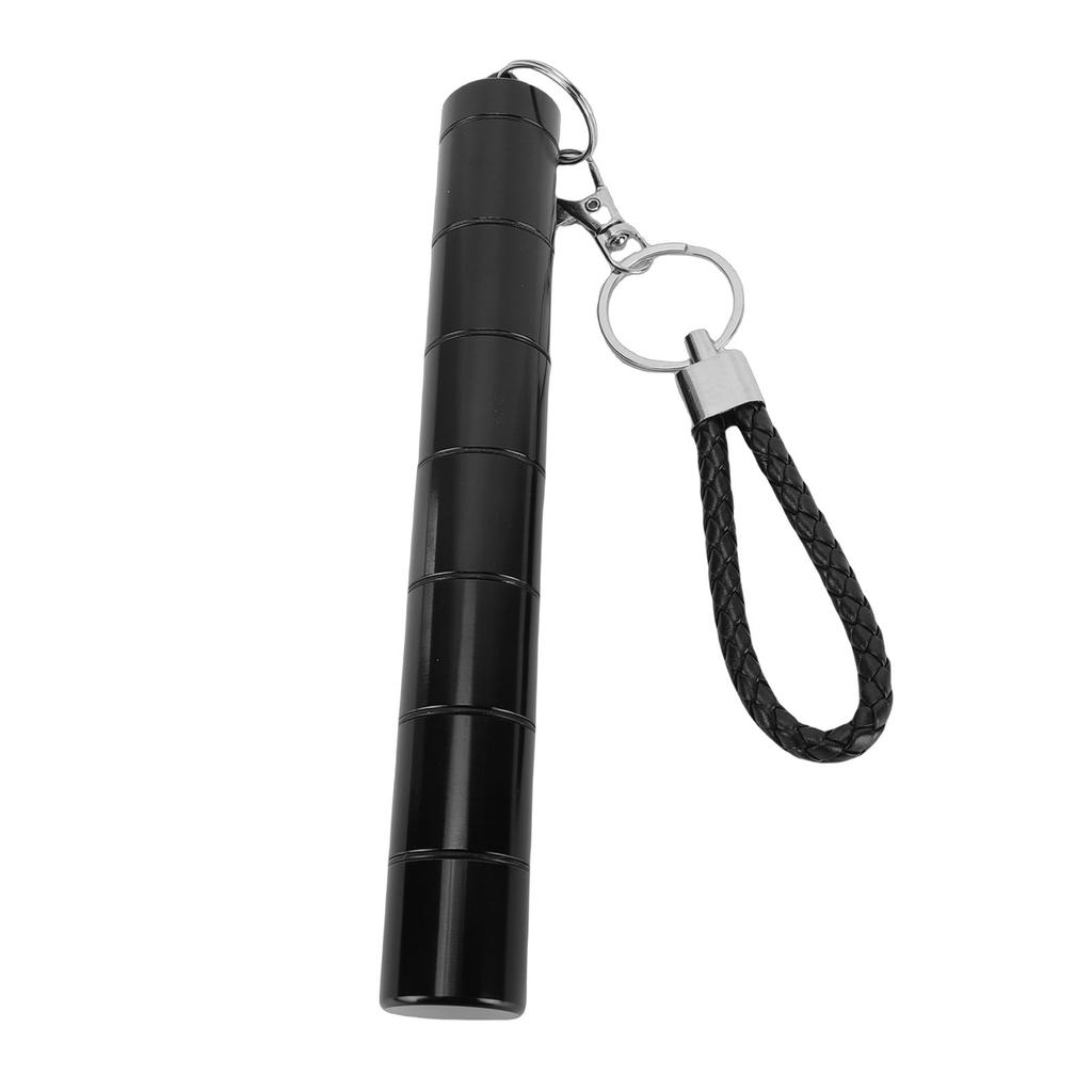 Metal Storage Tube Keychain 7 Compartment Water Proof Portable Travel Container Aluminum Alloy