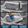 Motorcycle Highway Foot Pegs Adventure Footpegs 7/8"-1.25" Crash Bar Rest Pedal CNC Universal For KLR 650 DR650 XR650L TW200 CRF300L 390/790/890/1290