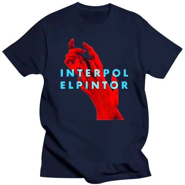 INTERPOL El Pintor Album Indie Rock Band Navy All Size T-Shirt AC2631 Unisex T-Shirt XL