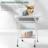 2 In 1 Dog Bathtub Dog Washing Station Foldable Pet Bath Tub for Bathing and Grooming Collapsible Portable Shower Bathtub for Small Dogs Cats Pet