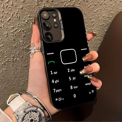 Boutons de téléphone portable Haut de gamme Exquis Luxe Coque de téléphone PhoneCase pour Samsung Galaxy S26 S25 S24 S23 S22 S21 FE, Ultra, Plus