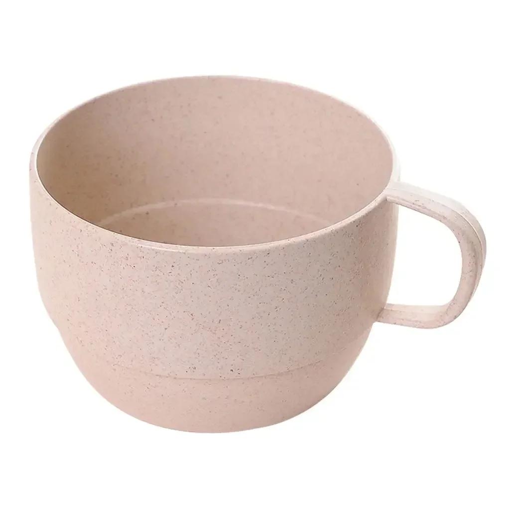 Milk Cup European-style Coffee Mug Eco-friendly Wheat Milk Cup Milk Breakfast Tea Mug Mug Simple Drinking Cup Coffee Cups