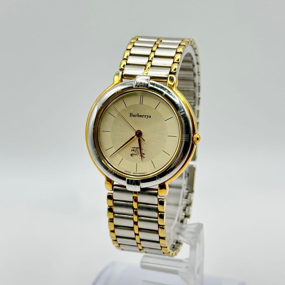 Used BURBERRY Burberry QZ 4630-E60795 Ivory Dial